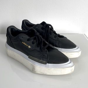 Adidas platform sneakers women size 9 US